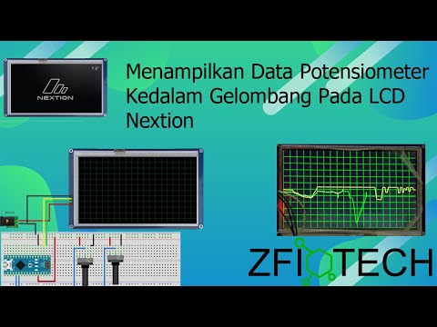 Tutorial Menampilkan Gelombang Menggunakan Arduino pada LCD Nextion