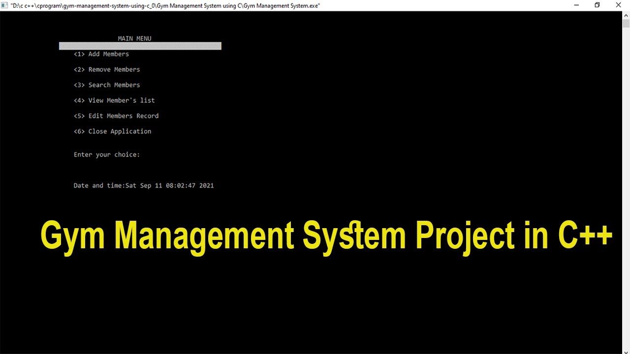 🔥🔥 Gym Management System Project in C ++ | Video | Source Code