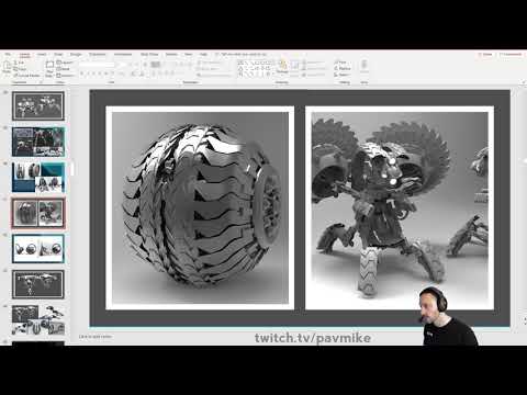 042 ZBrush Radial Drone Blockout