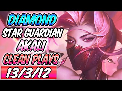 S+ FULL AP AKALI MID | Build & Runes | STAR GUARDIAN AKALI GAMEPLAY | League of Legends