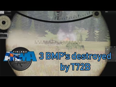 ArmA Finland vs Tushino - 3 BMP's destroyed by T72B