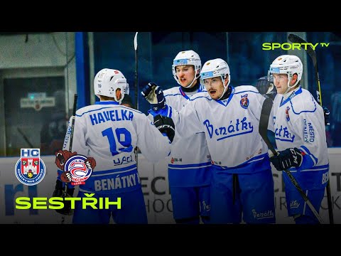 HC Benátky nad Jizerou vs. HC Děčín 7:2 | 2. liga | SESTŘIH