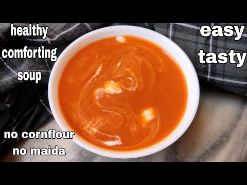 Beetroot Carrot Soup Recipe | No maida No cornflour Healthy Vegan Weight loss Carrot Beetroot Soup