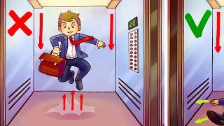 The Only Way to Survive in a Free Falling Elevator