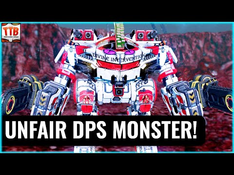 40 DPS MEGA CRAB DRILL will melt your armor! - King Crab - German Mechgineering #1024 MWO