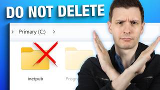 Don't Delete This Weird New Windows Folder (inetpub)