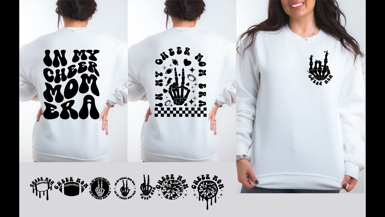 Football In my cheer mom era SVG PNG EPS DXF AI