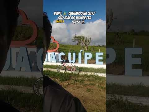 cheguei na city 14,7 km pedalado