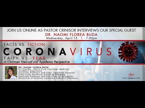 Coronavirus - see cc for english closed caption - Faith vs. Fear / Facts vs. Fiction - Dr. Naomi