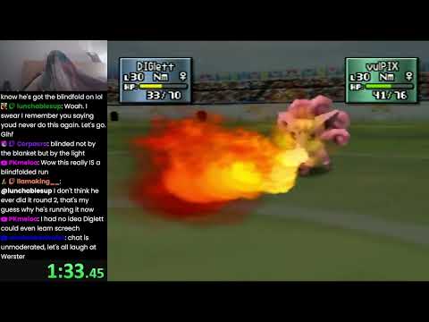 Pokemon Stadium 2 - Blindfolded Challenge Cups (Round 2, Poke & Great Ball)