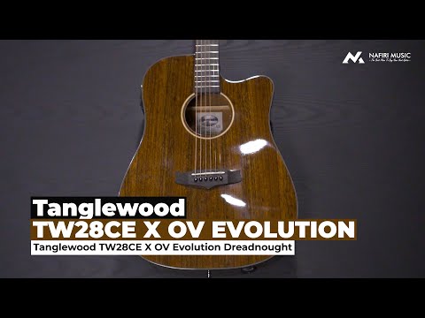 TANGLEWOOD Evolution TW28CE X OV Ovangkol / Dreadnought Cutaway Electro image 9