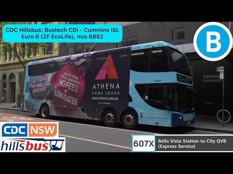 CDC Hillsbus: Bustech CDi - Cummins ISL Euro 6 (ZF EcoLife), m/o 6882
