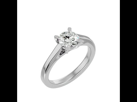 Inel de logodna Glittering Briliant White Aur 18k Real Diamond - Olivia