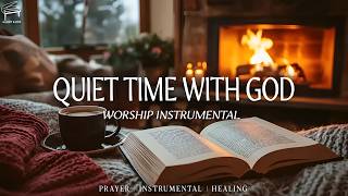 Worship Instrumental Music for Prayer, Study, Sleep | Fireplace with Crackling | Time With God