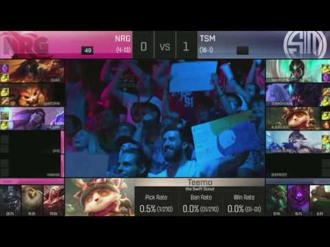 Bjergsen picks Teemo for Hauntzer vs NRG | HD