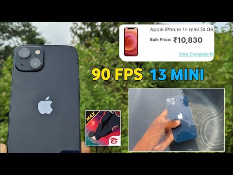iPhone 13 Mini Free Fire Gaming Test Cashify Unboxing & 60FPS Battery Drain Review!