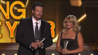 Miranda Lambert &amp; Blake Shelton ACM Song of the Year for &quot;Over You&quot; - 2013 ACM Awards