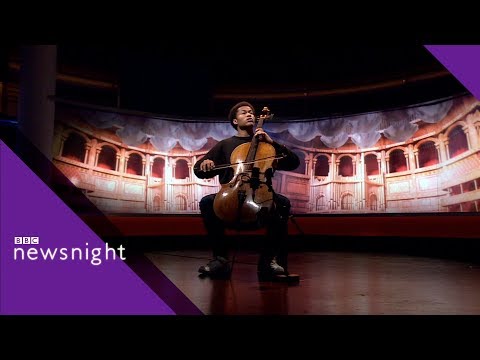 Sheku Kanneh-Mason plays Evening of Roses - BBC Newsnight