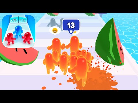 Join Blob Clash 3D - All Levels Gameplay Android, iOS