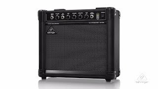 Video thumbnail for ULTRABASS BT108 | Bass Combo Amp by Behringer