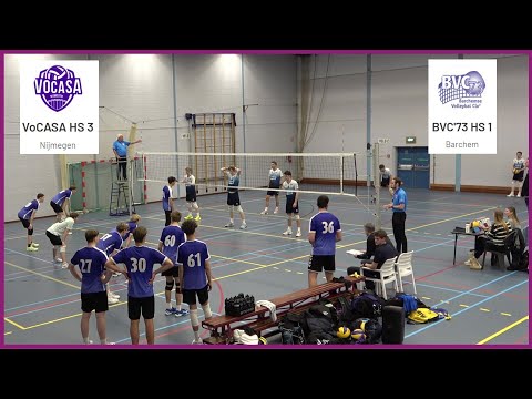 Vocasa H3 - BVC73 H1 (1 nov 2025) Tweede Divisie Heren Volleybal