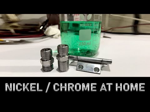 Nickel Chrome Electroplating at Home DIY