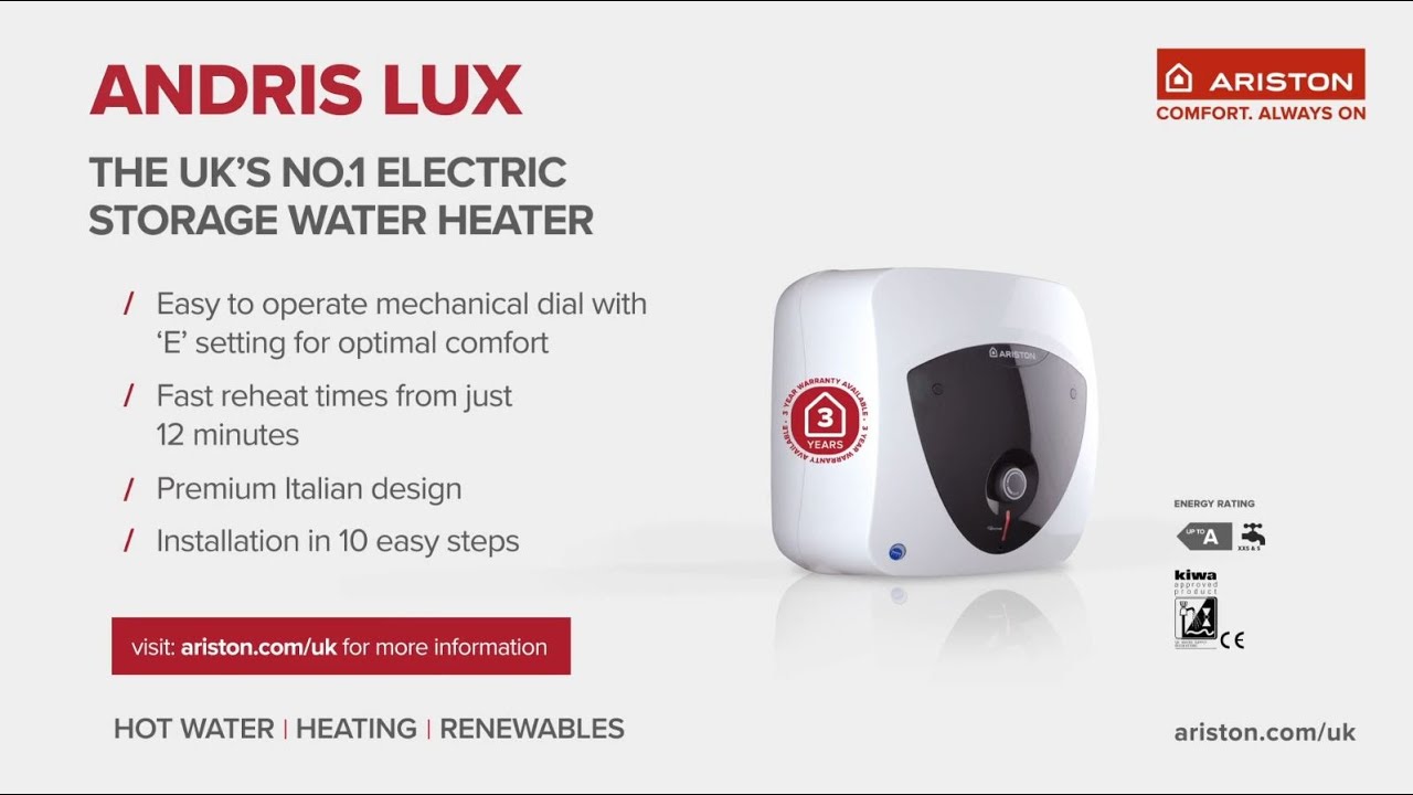 Ariston Andris Lux Product Overview by Ariston UK on YouTube