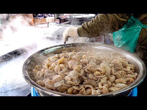 Vende 220 libras por dia! Popular Gopchang Stir-fried [comida de rua coreana]