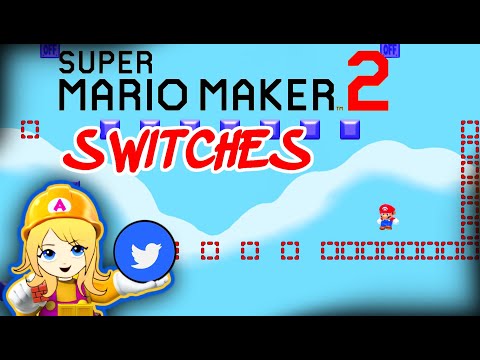 On/Off Switches Twitter Courses! | Super Mario Maker 2