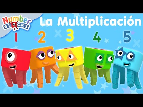 Tablas de multiplicar - Todos los niveles | Matemáticas para niños | Numberblocks en Español