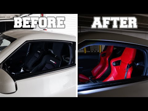 BRAUM RACING SEATS INSTALL IN MY 370Z !