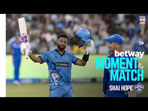 Betway Moment of the Match | Shai Hope | Match 16 | Betway SA20