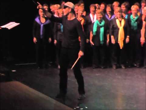A funny drumsolo during the 10 year anniversary Eurochoir Show in Katwijk