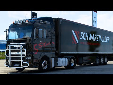 Ets2 1.40 MAN TGA 18.540  München (D) - Koblenz (D)    Promods 2.55