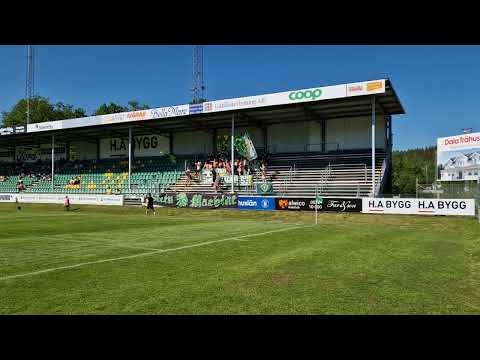 Jönköpings Södra supporters på Skarsjøvallen mot Ljungskile 19.05.2024