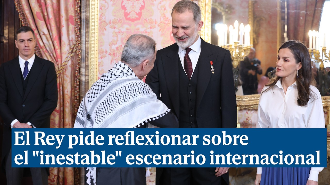 El Rey pide reflexionar sobre el "inestable" escenario internacional y pide mayor cooperación