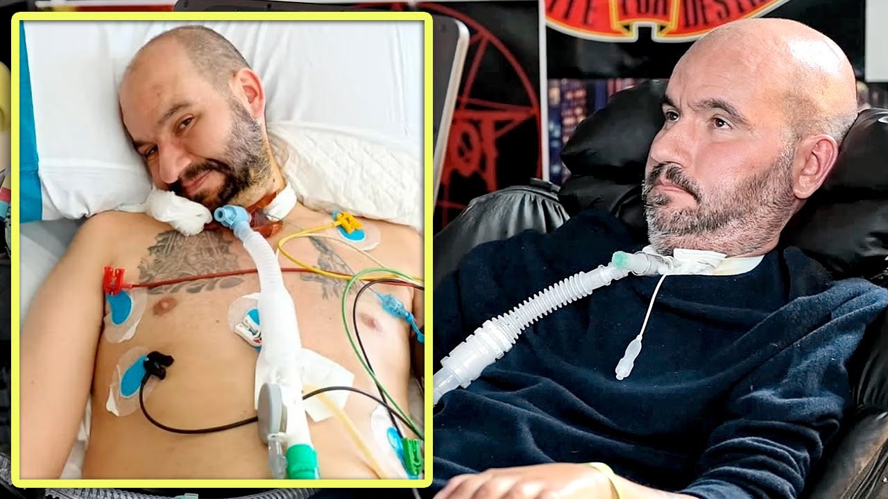 Así se respira POR LA TRÁQUEA con un tubo y respirador - Enfermo de ELA lo cuenta
