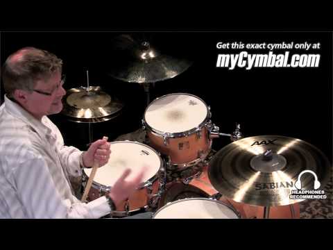 Sabian 20" AAX Stadium Ride Cymbal - Played by Greg Zeller (22013X-1041012G)