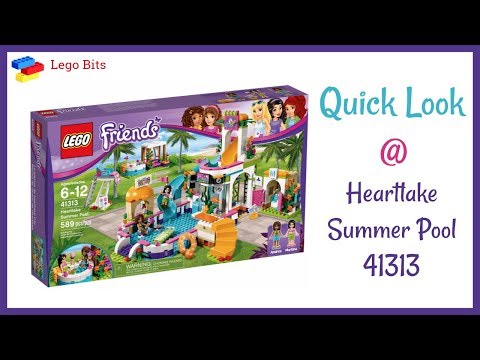 Lego Friends - Heartlake Summer Pool | Quick Look Preview - 41313
