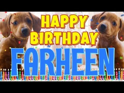 Happy Birthday Farheen! ( Funny Talking Dogs ) What Is Free On My Birthday