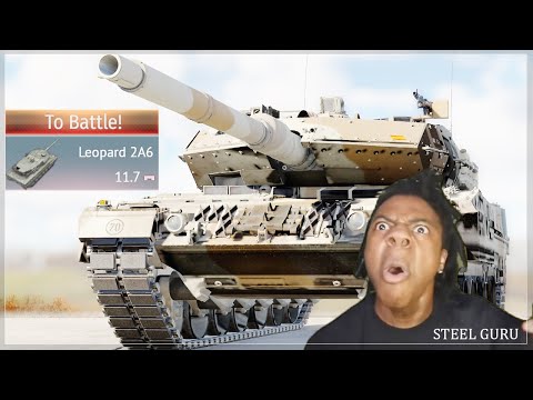 STOCK Leopard 2A6 GRIND Experience 💀💀💀 Suffering and Pain at TOP TIERS
