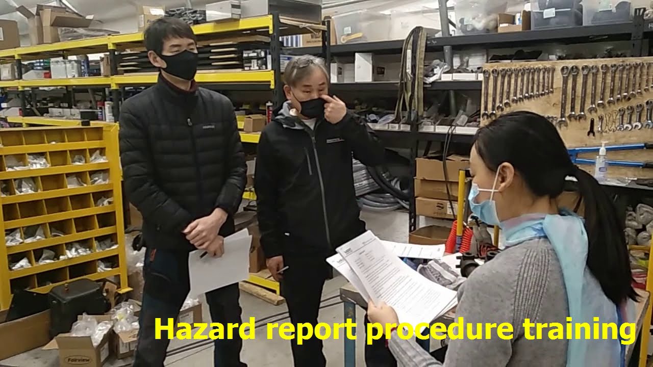 Hazard report procedure training