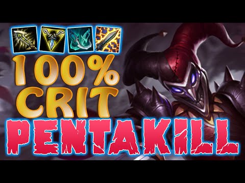 Nightblue3 - 30 KILLS PENTAKILL 100% CRIT CHANCE SHACO
