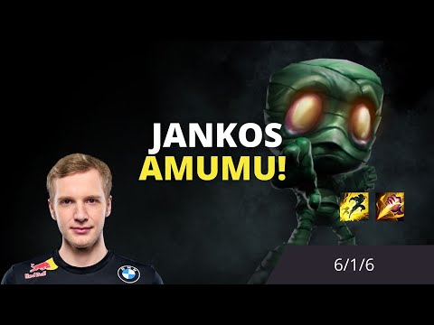 JANKOS PLAYS AMUMU JUNGLE 6/1/6 | PRO PLAYER REPLAY