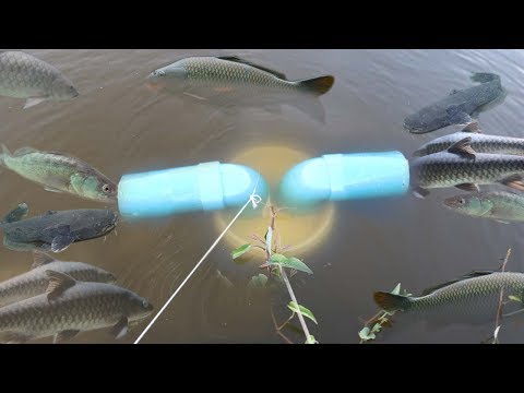 Smart Girl Make Fish Trap Using PVC And Plastic Bottle To Catch A Lot of Fish ( Part 2 )