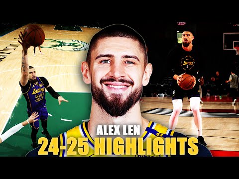 Alex Len HIGHLIGHTS 24-25 SEASON 🔥 Welcome to Real Madrid ! ⚪💪
