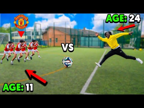 11 Year Old vs. 24 Year Old Footballer.. Who is better?