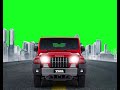 Suv Mahindra Thar Green Screen