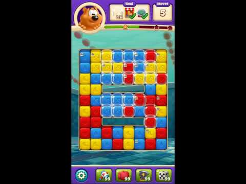 Toon Blast Level 7974 - NO BOOSTERS 🐻🐺🐱 | SKILLGAMING ✔️