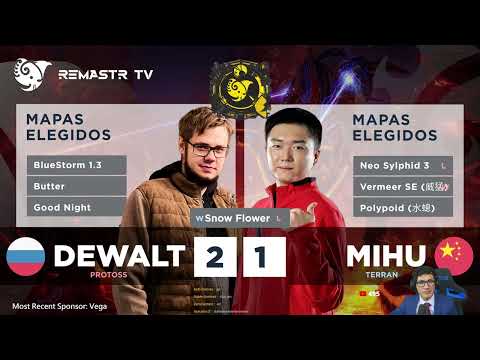 STARCRAFT RISS S1 #6  🇷🇺 DEWALT VS MIHU 🇨🇳 ROUND 4 y 5